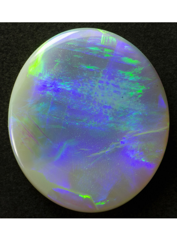 Drahý opál - Iris pattern 12x10mm