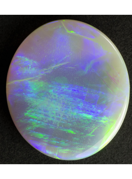 Drahý opál - Iris pattern 12x10mm