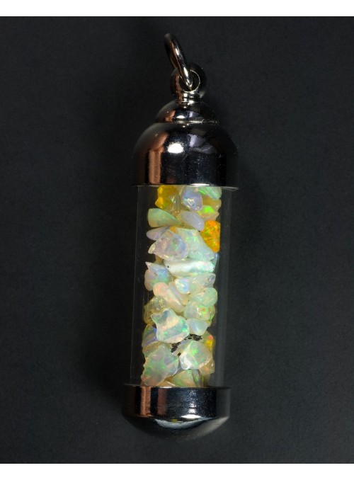 Pendant with Ethiopian opals
